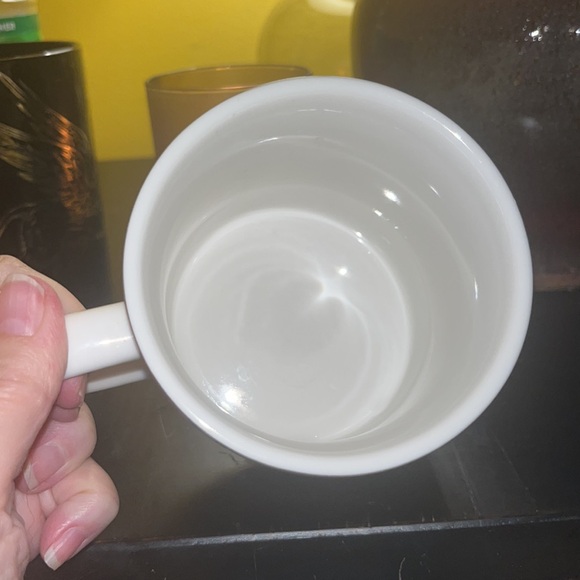 Pottery Barn plaid monogram G mug, coffee cup - Picture 3 of 5